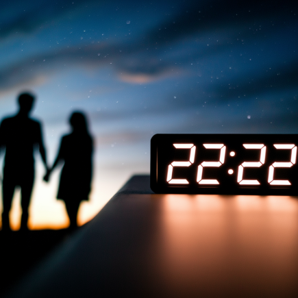 couple-silhouette-horloge-2222-etoiles