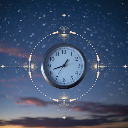 horloge-444-ciel-etoile-lueur