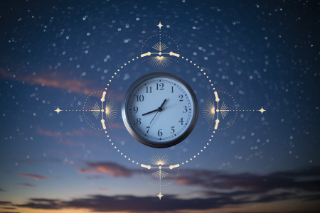 horloge-444-ciel-etoile-lueur