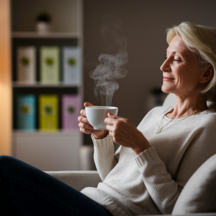 Tisanes de CBD et Ménopause : 3 Bienfaits pour Bouffées de Chaleur, Sommeil et Douleurs