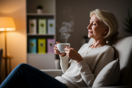 Tisanes de CBD et Ménopause : 3 Bienfaits pour Bouffées de Chaleur, Sommeil et Douleurs