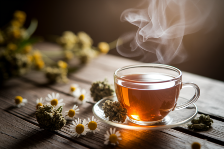 Tisanes de CBD pour la digestion : Soulagement naturel des ballonnements, reflux et nausées