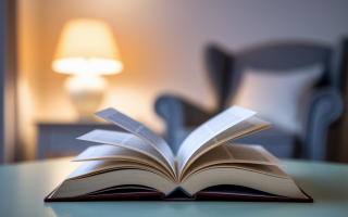 livre-ouvert-table-lampe-fauteuil