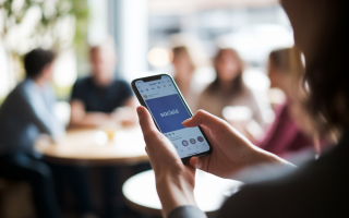 personne-smartphone-ecran-reseau-social-cafe-flou