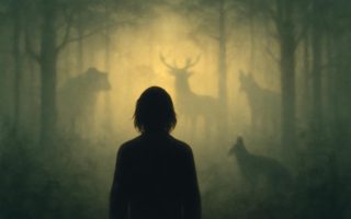 silhouette-foret-brume-animaux-totems