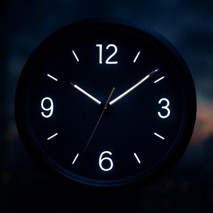 horloge-moderne-reflets-ombres-ville