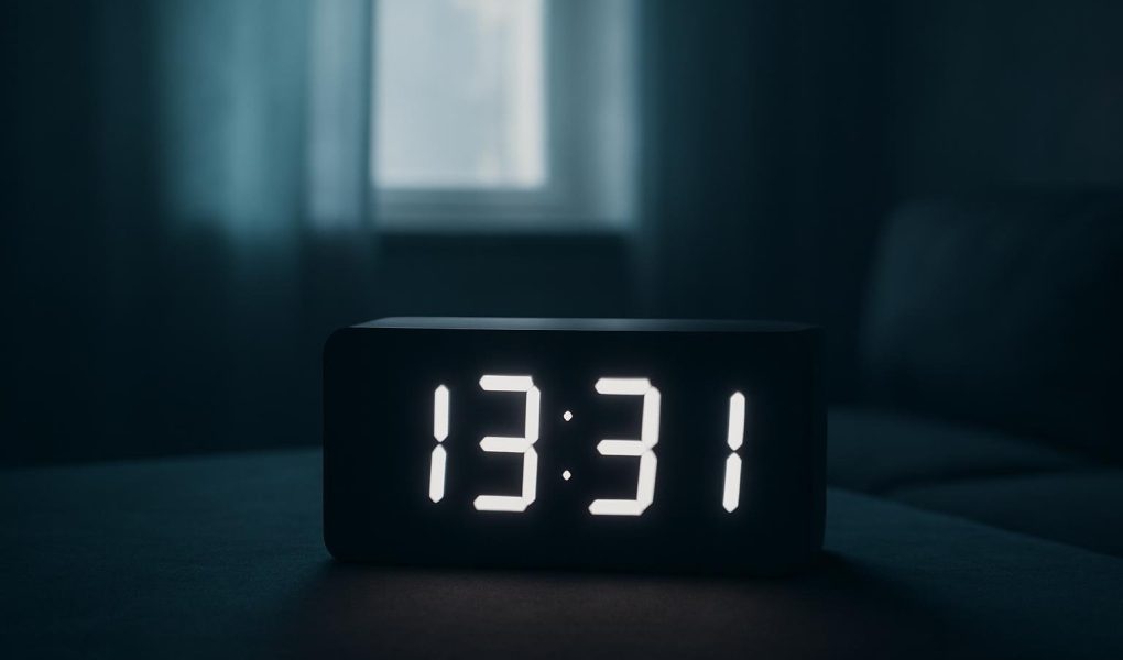 horloge-numerique-piece-moderne-lumiere-naturelle