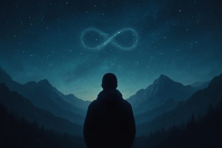 silhouette-montagne-ciel-etoile-infini