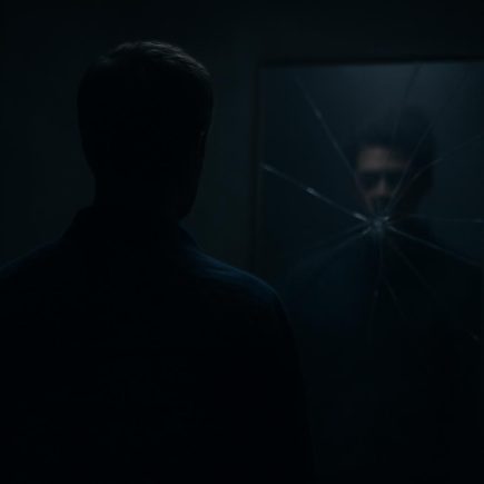 silhouette-masculine-miroir-brise-sombre