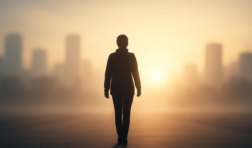 silhouette-personne-marche-paysage-urbain