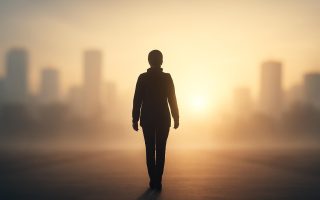 silhouette-personne-marche-paysage-urbain