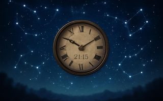 ciel-nocturne-horloge-constellations-mystique