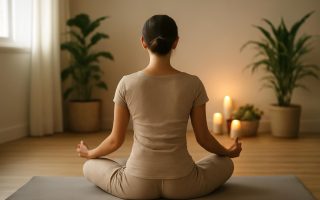 meditation-tapis-yoga-plantes-bougies