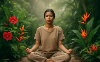 personne-tailleur-jardin-fleurs-tropicales