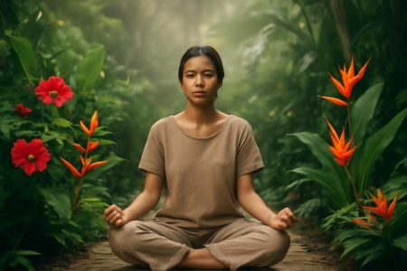 personne-tailleur-jardin-fleurs-tropicales