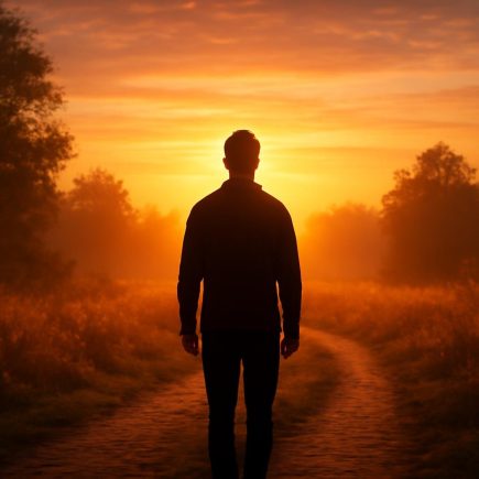 silhouette-dos-chemin-lever-soleil