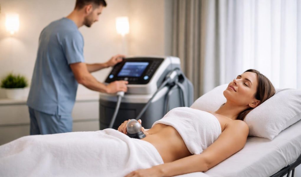 salle-traitement-radiofrequence-therapeute-patient